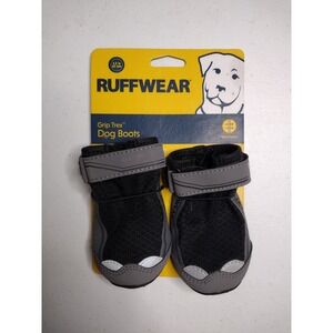Ruffwear Grip Trex Dog Boots Obsidian Black 2.5 in 64 mm Pair of 2 P15202-001250